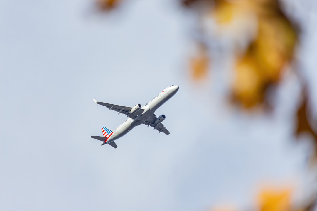 white and red airplane flying in the sky during daytime